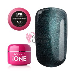 Gel UV Base One Silcare color cameleon Mystic Aurora Azure Shadow 5 ml